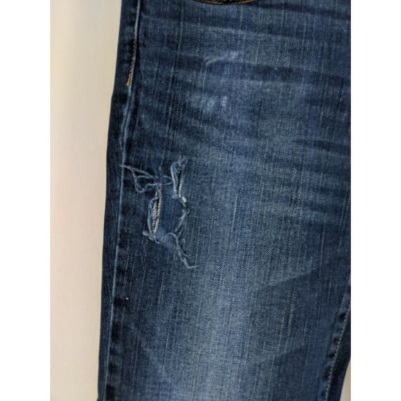 American Eagle Jeans Women's Size 6 Original Boot Destroyed - Picture 6 of 10